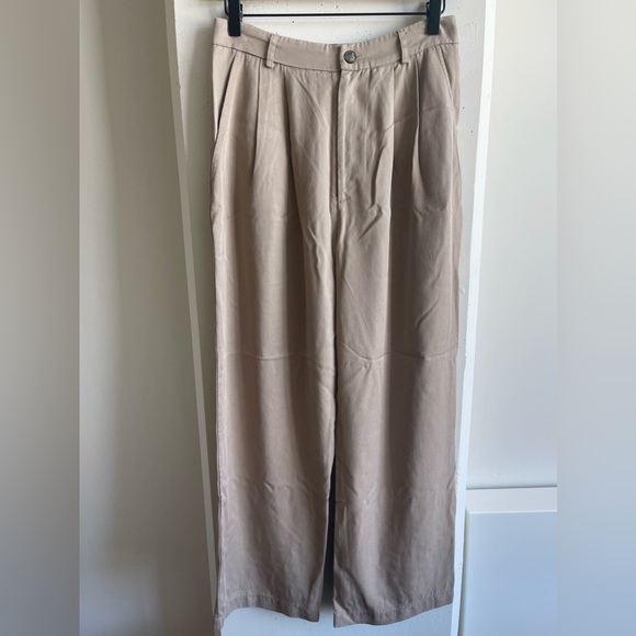 Reformation Mason Pant in Khaki Size 4 - Picture 2 of 8
